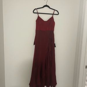 Lulu’s Two Tone Red Dress